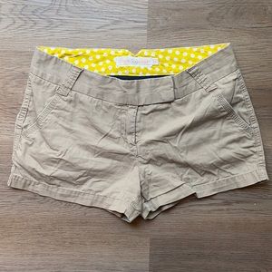 J. Crew khaki Chino Shorts